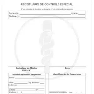 Receituário Controlado - Imagem 1