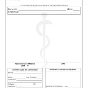 Receituário Controlado - Imagem 1