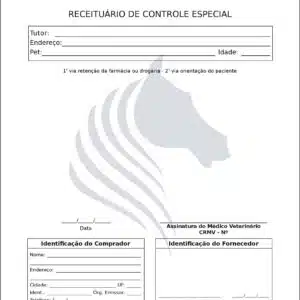 Receituário de Controle Especial Veterinário Kufstein