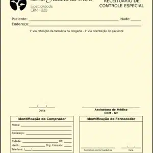 Receituário de Controle Especial Geriatria Teerã