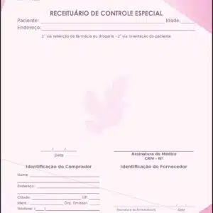 Receituário de Controle Especial Oncologia Tóquio