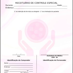 Receituário de Controle Especial Oncologia Yokohama