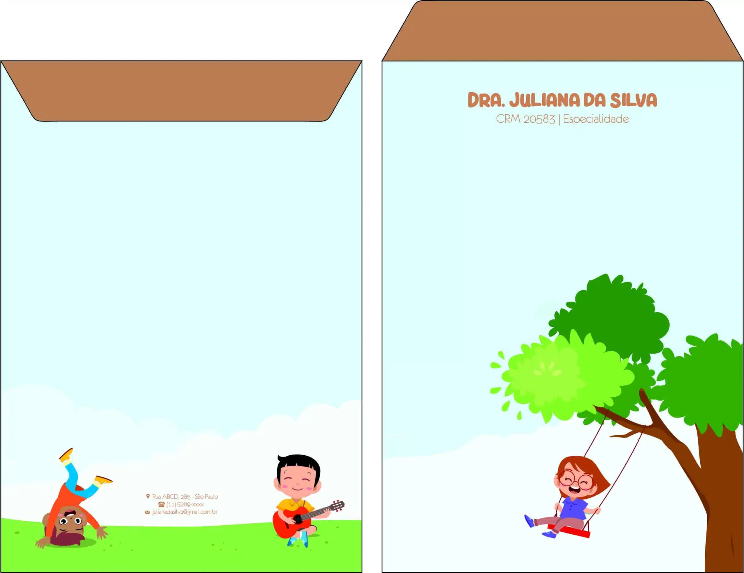 Envelope Saco 24x34cm Pediatra Elblag