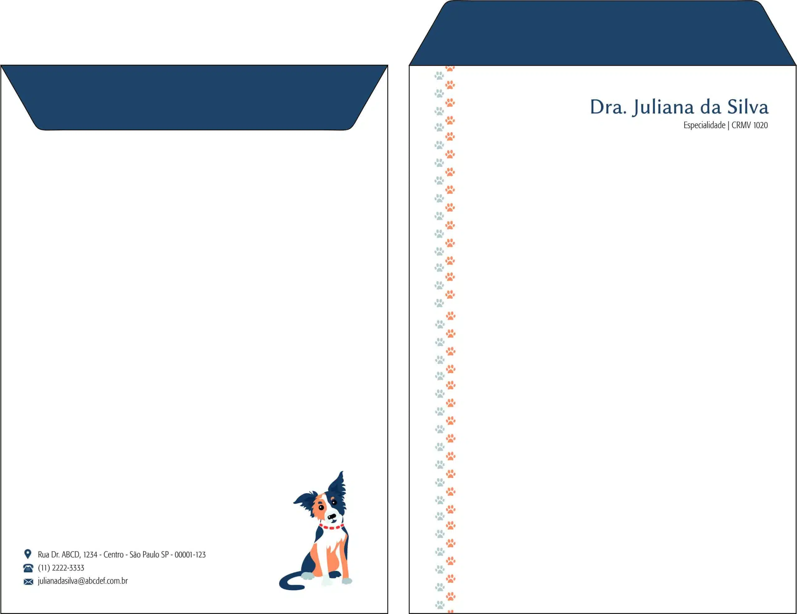 Envelope Saco 24x34cm Veterinário Wels