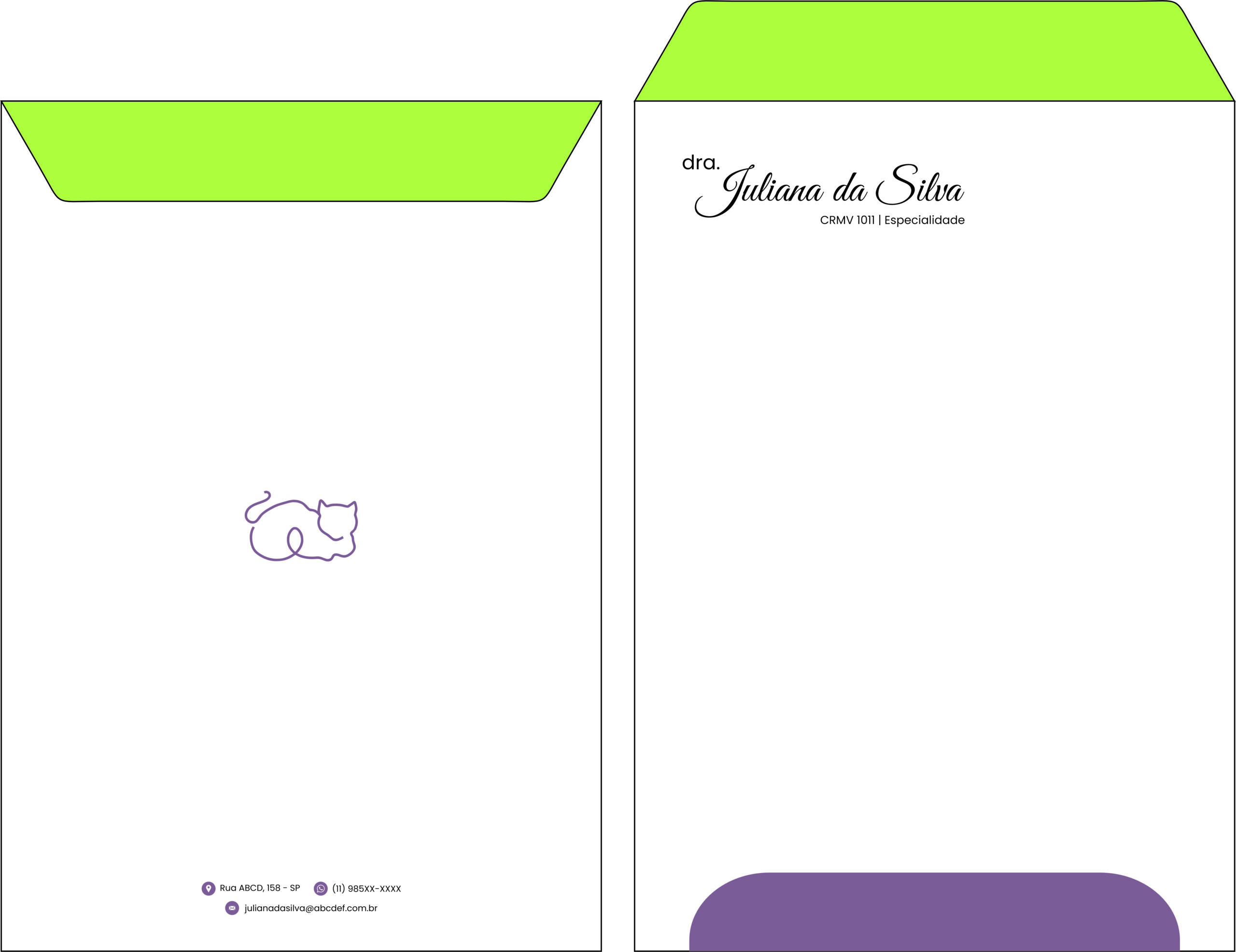 Envelope Saco 24x34cm Veterinário Liezen