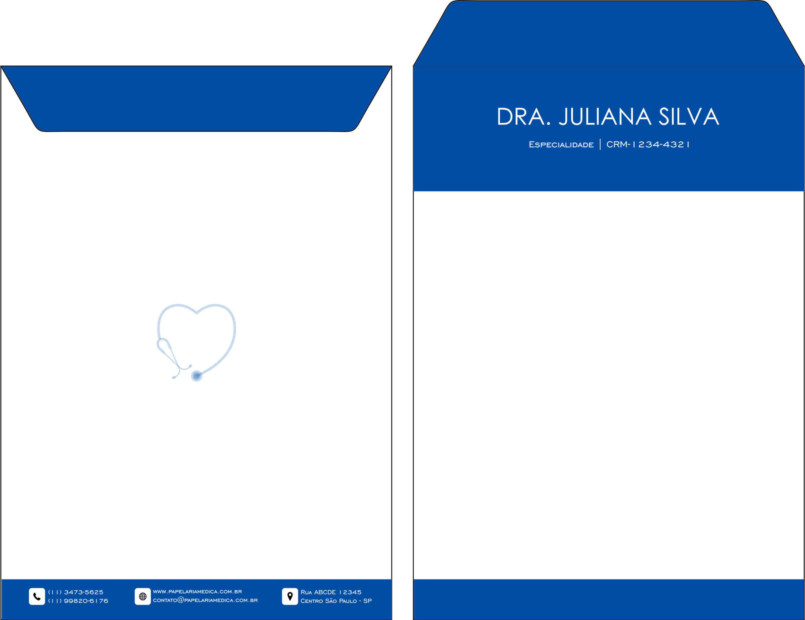 Envelope Saco 24x34cm Cardiologista Amsterdam