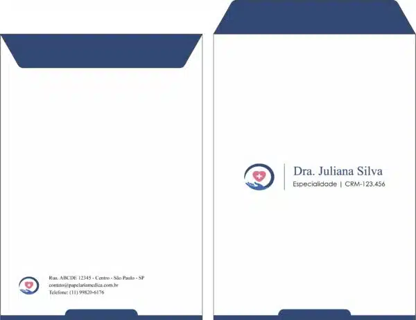 Envelope Saco 24x34cm Cardiologista Rotterdam Envelope Saco 24x34cm Cardiologista Rotterdam