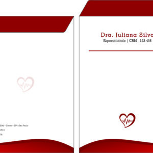 Envelope Saco 24x34cm Cardiologista Wessem