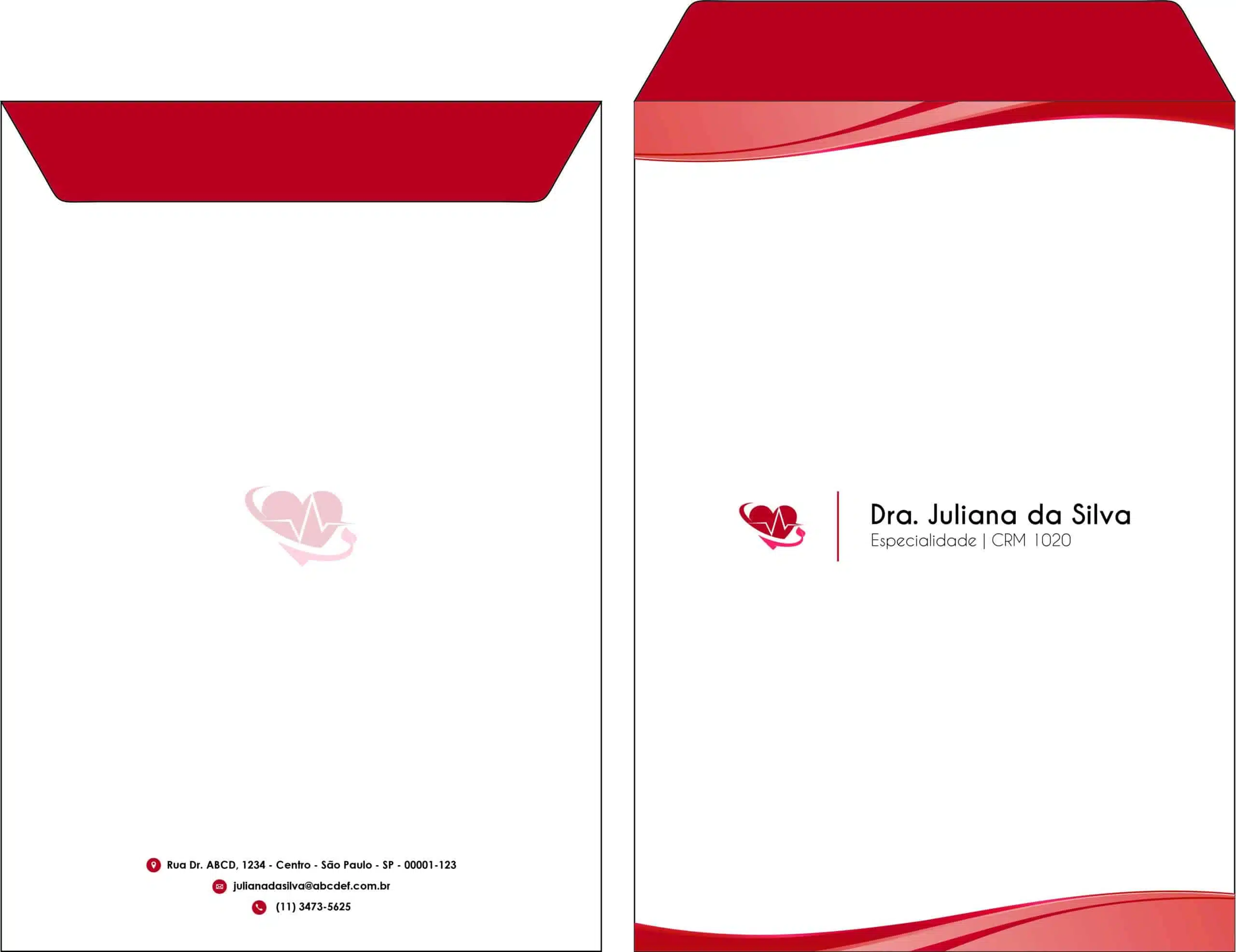 Envelope Saco 24x34cm Cardiologista Gouda