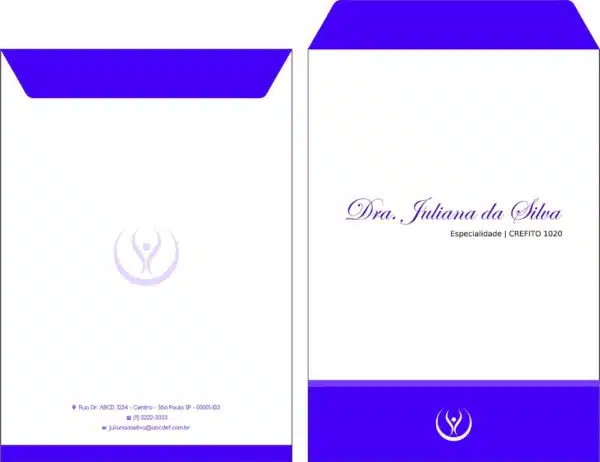 Envelope Saco para papel A4 - Fisioterapia Esparta Envelope Saco para papel A4 - Fisioterapia Esparta