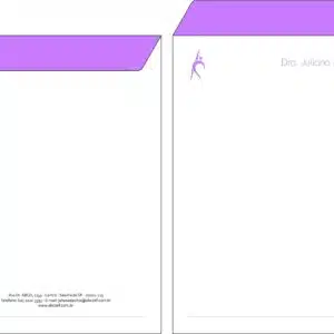 Envelope Saco para papel A4 - Fisioterapia Mileto