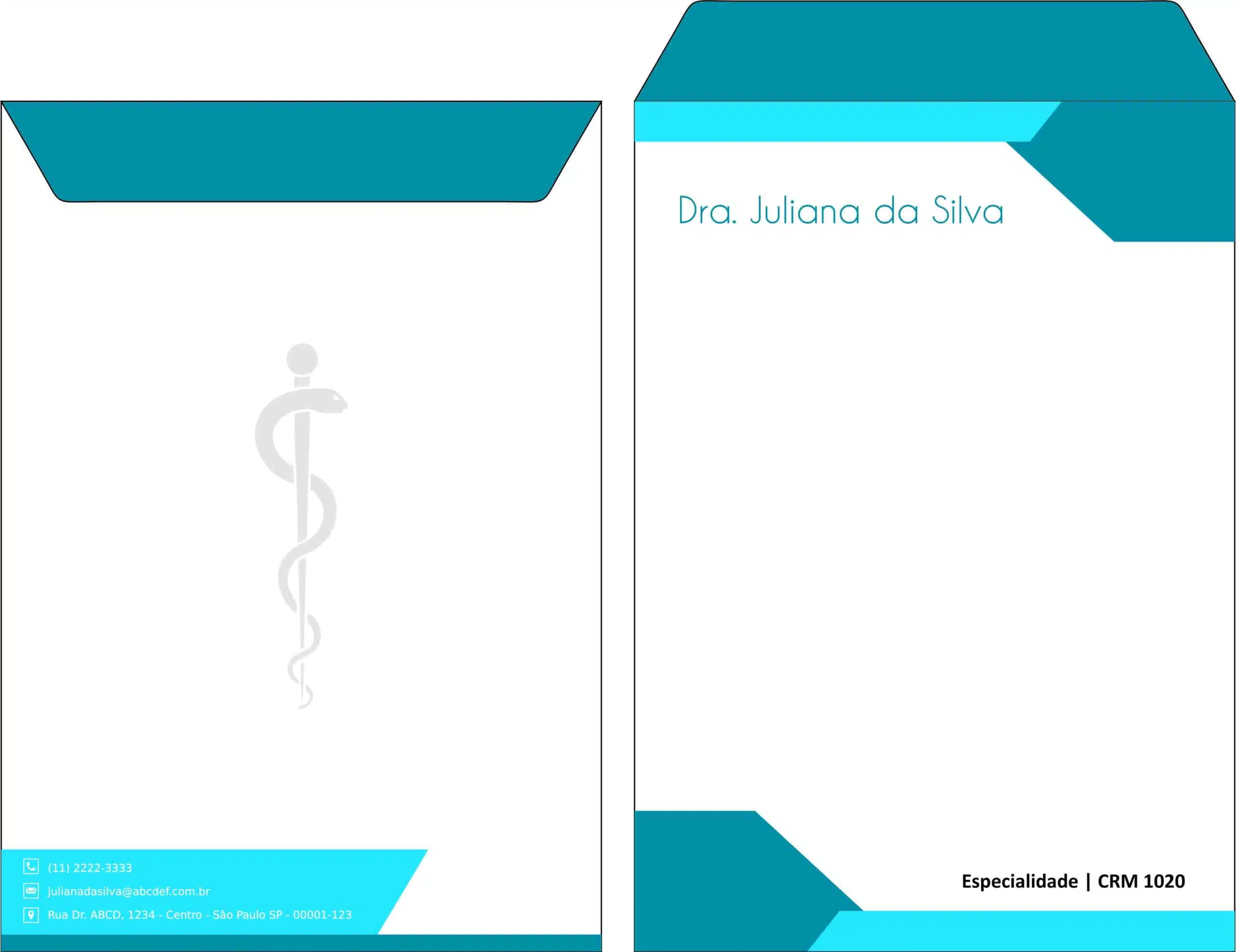 Envelope Saco 24x34cm Clínica Geral Assiute