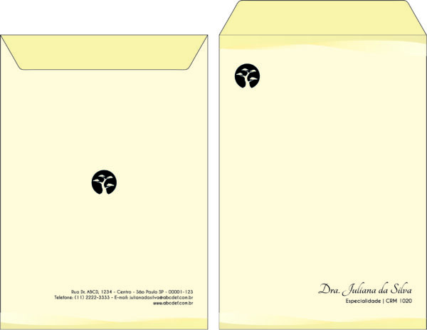 Envelope Saco 24x34cm Geriatria Teerã Envelope Saco 24x34cm Geriatria Teerã