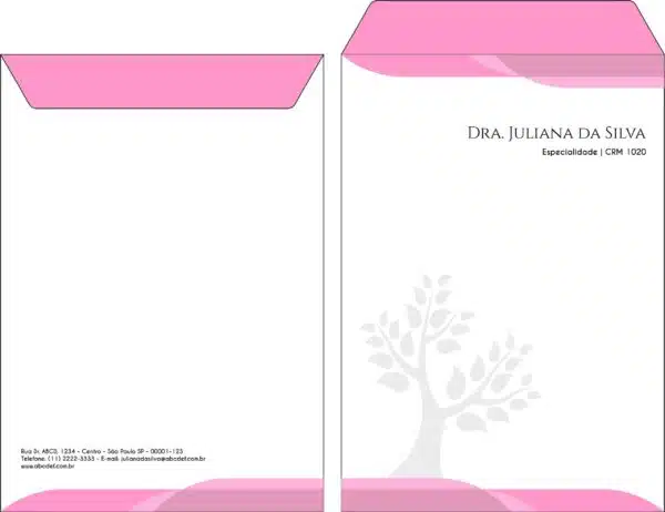 Envelope Saco 24x34cm Geriatria Carmânia Envelope Saco 24x34cm Geriatria Carmânia