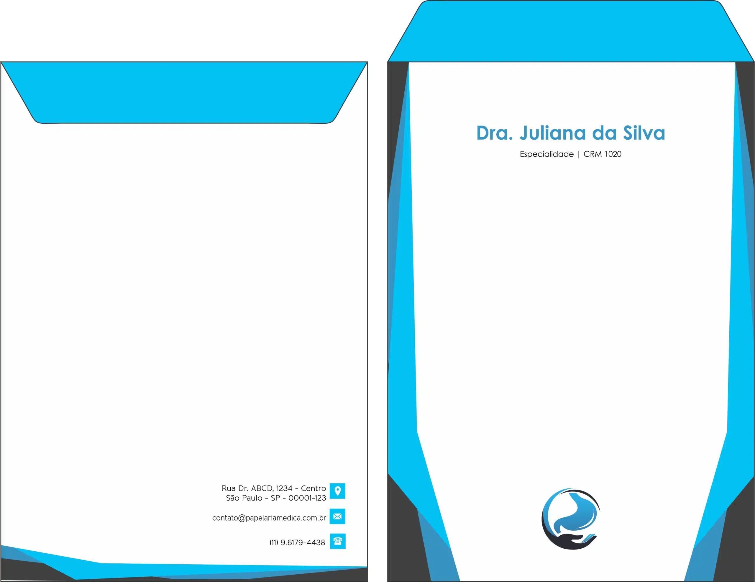 Envelope Saco 24x34cm Gastroenterologia São Petersburgo