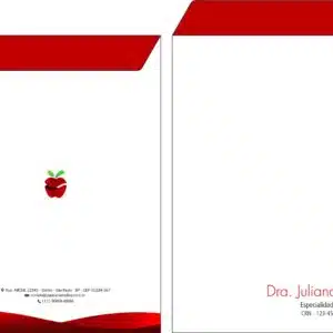 Envelope Saco 24x34cm Nutricionista Rosário