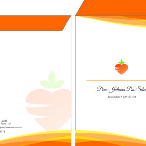 Envelope Saco 24x34cm Nutricionista Santa Fé