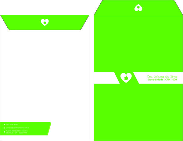 Envelope Saco 24x34cm Nutricionista Mendoza Envelope Saco 24x34cm Nutricionista Mendoza