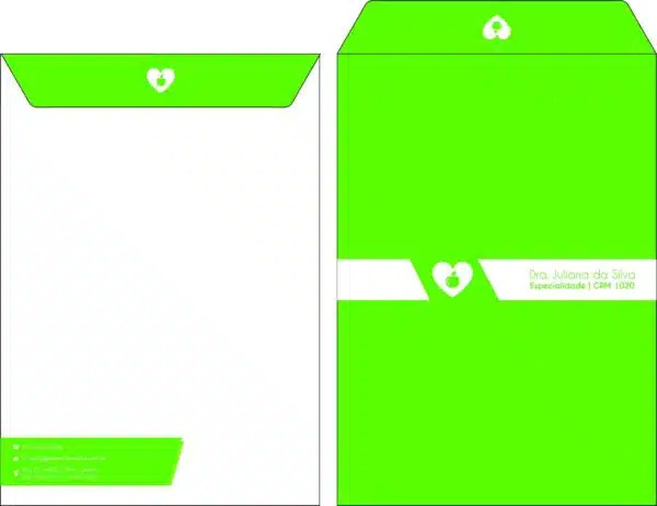 Envelope Saco 24x34cm Nutricionista Mendoza Envelope Saco 24x34cm Nutricionista Mendoza