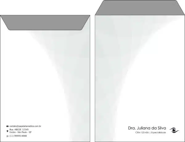 Envelope Saco 24x34cm Oftalmologia Estocolmo Envelope Saco 24x34cm Oftalmologia Estocolmo