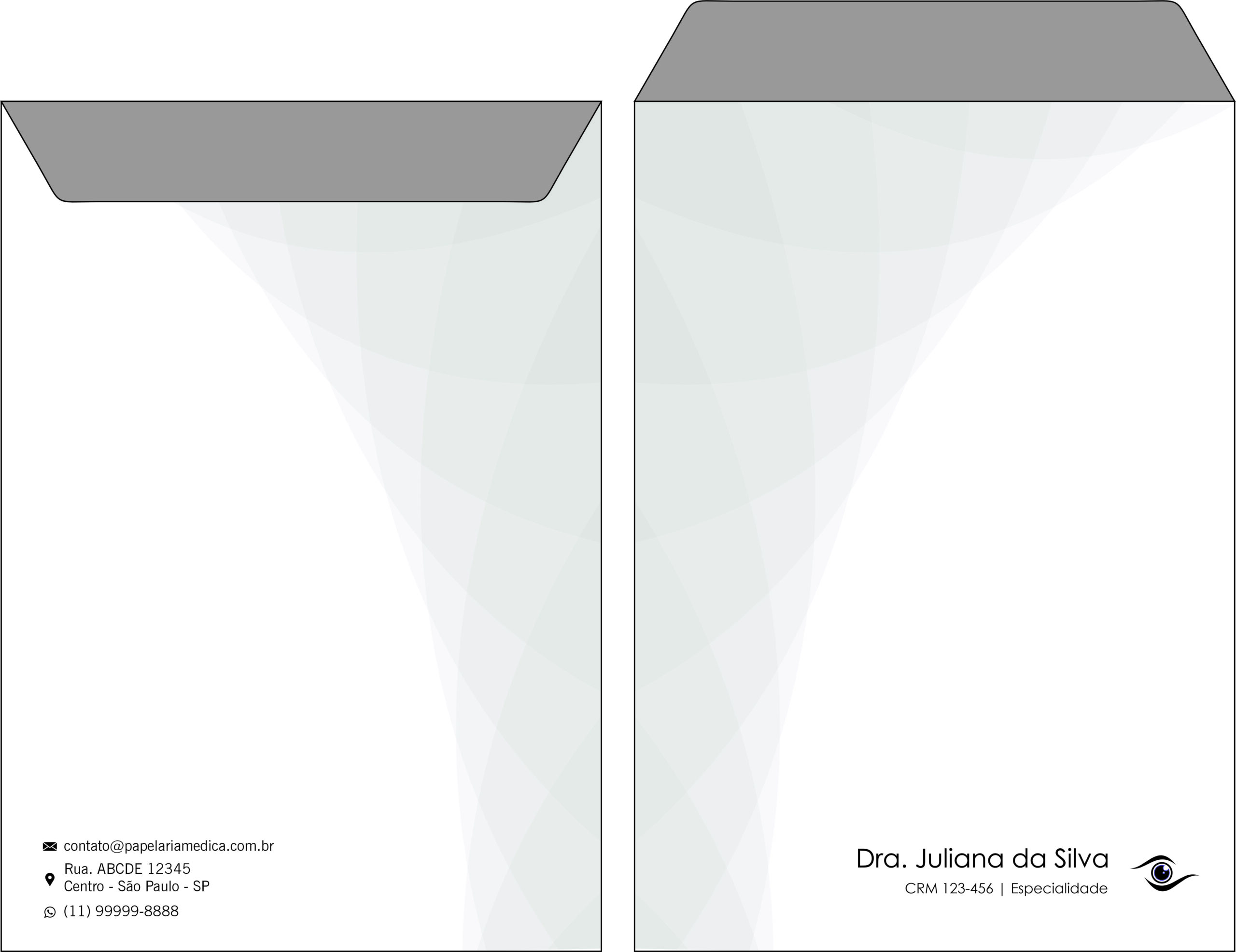 Envelope Saco 24x34cm Oftalmologia Estocolmo