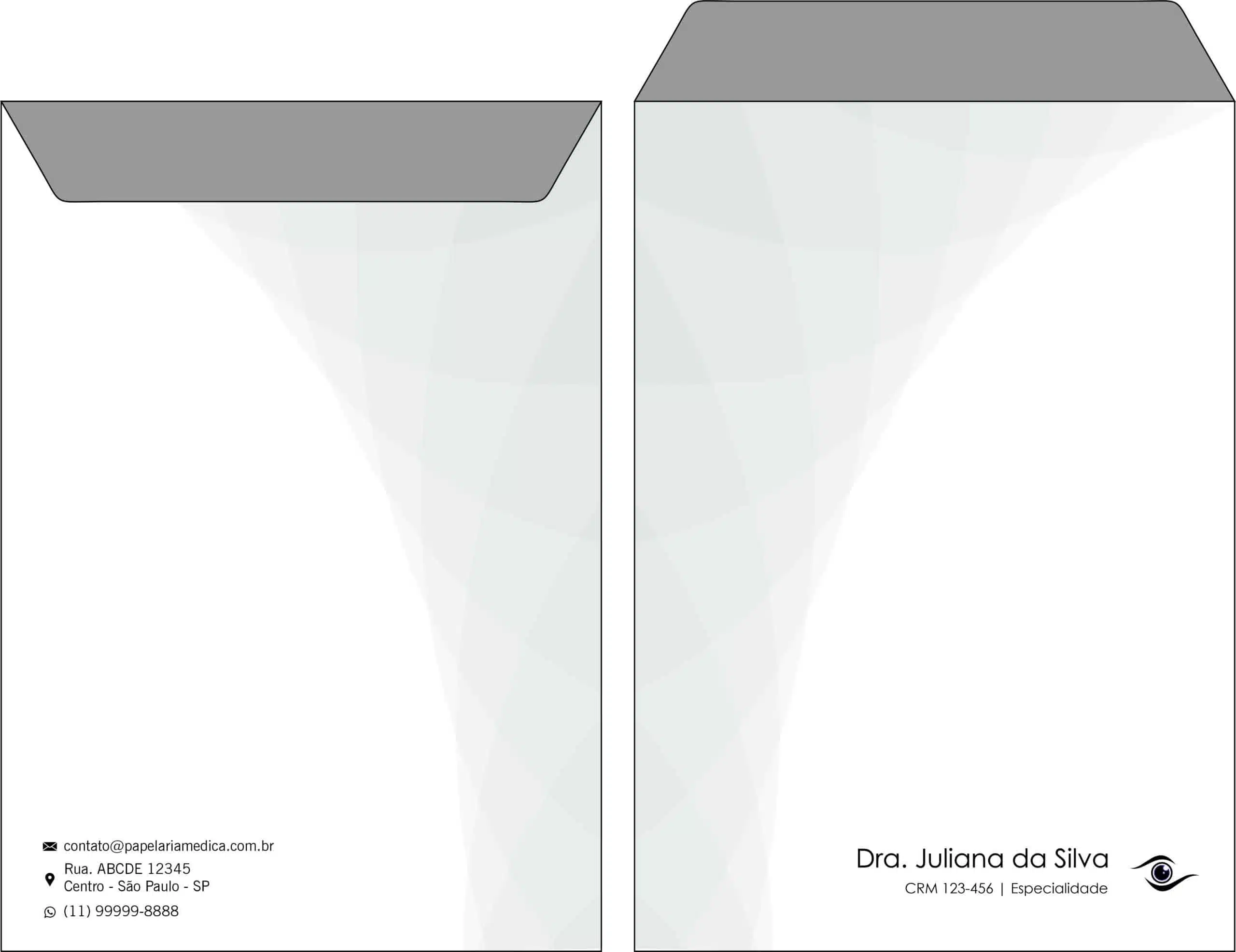 Envelope Saco 24x34cm Oftalmologia Estocolmo