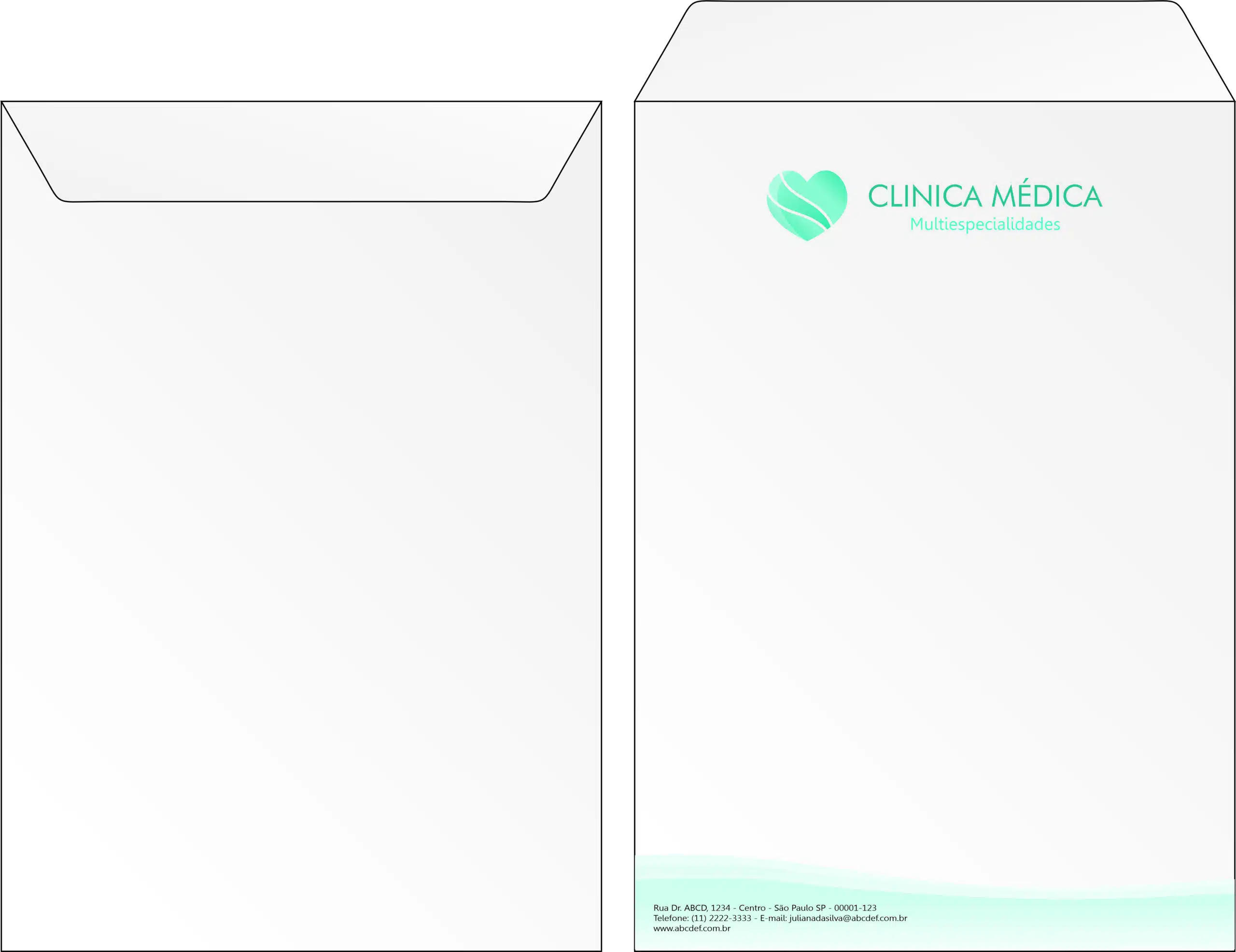 Envelope Saco 24x34cm Cardiologista Haia
