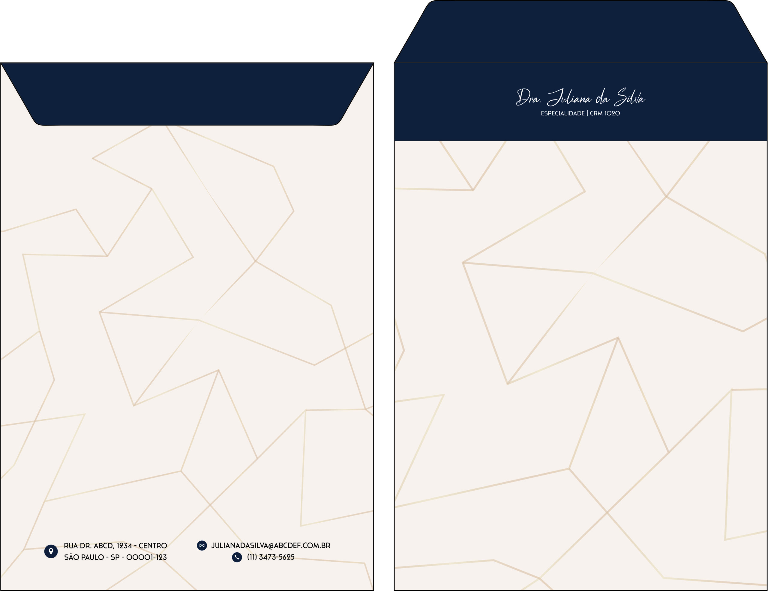 Envelope Saco 24x34cm Dermatologista Brighton