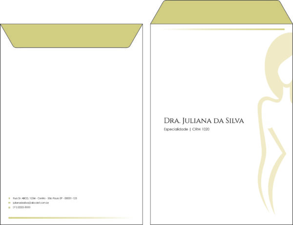 Envelope Saco 24x34cm Dermatologista Winchester Envelope Saco 24x34cm Dermatologista Winchester
