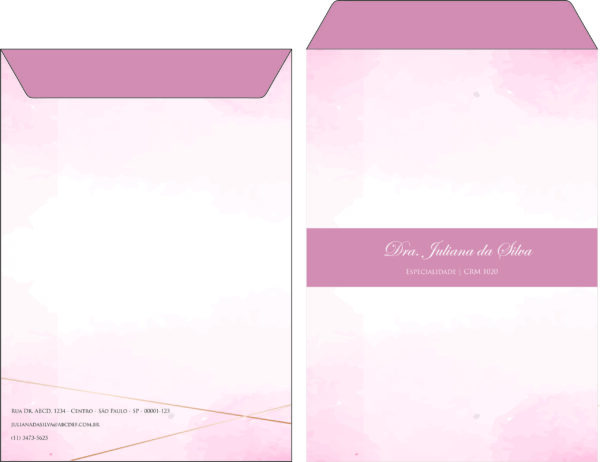 Envelope Saco 24x34cm Dermatologista Cambridge Envelope Saco 24x34cm Dermatologista Cambridge
