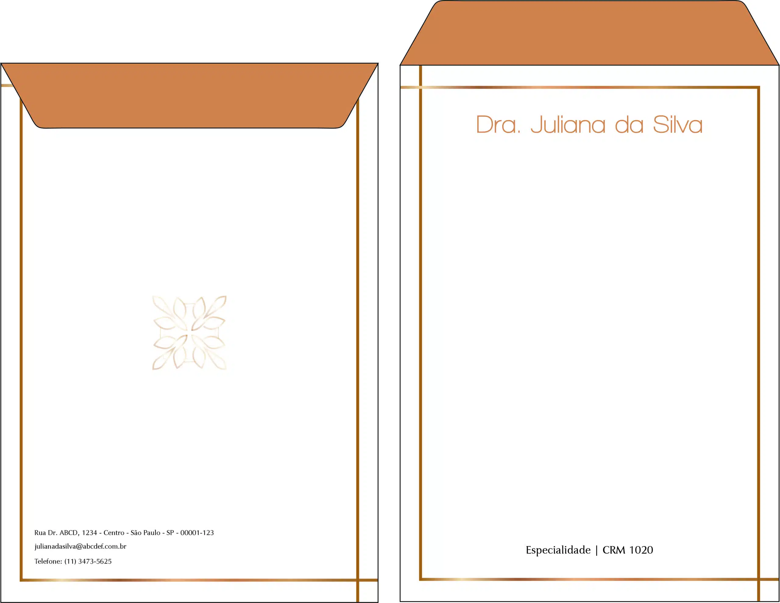 Envelope Saco 24x34cm Dermatologista Chester