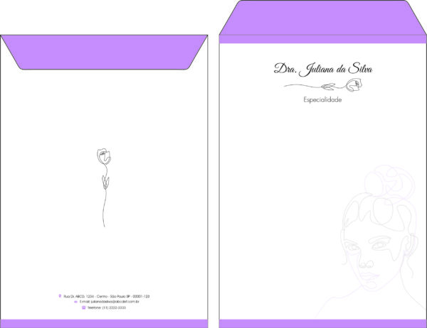 Envelope Saco 24x34cm Dermatologista Liverpool Envelope Saco 24x34cm Dermatologista Liverpool