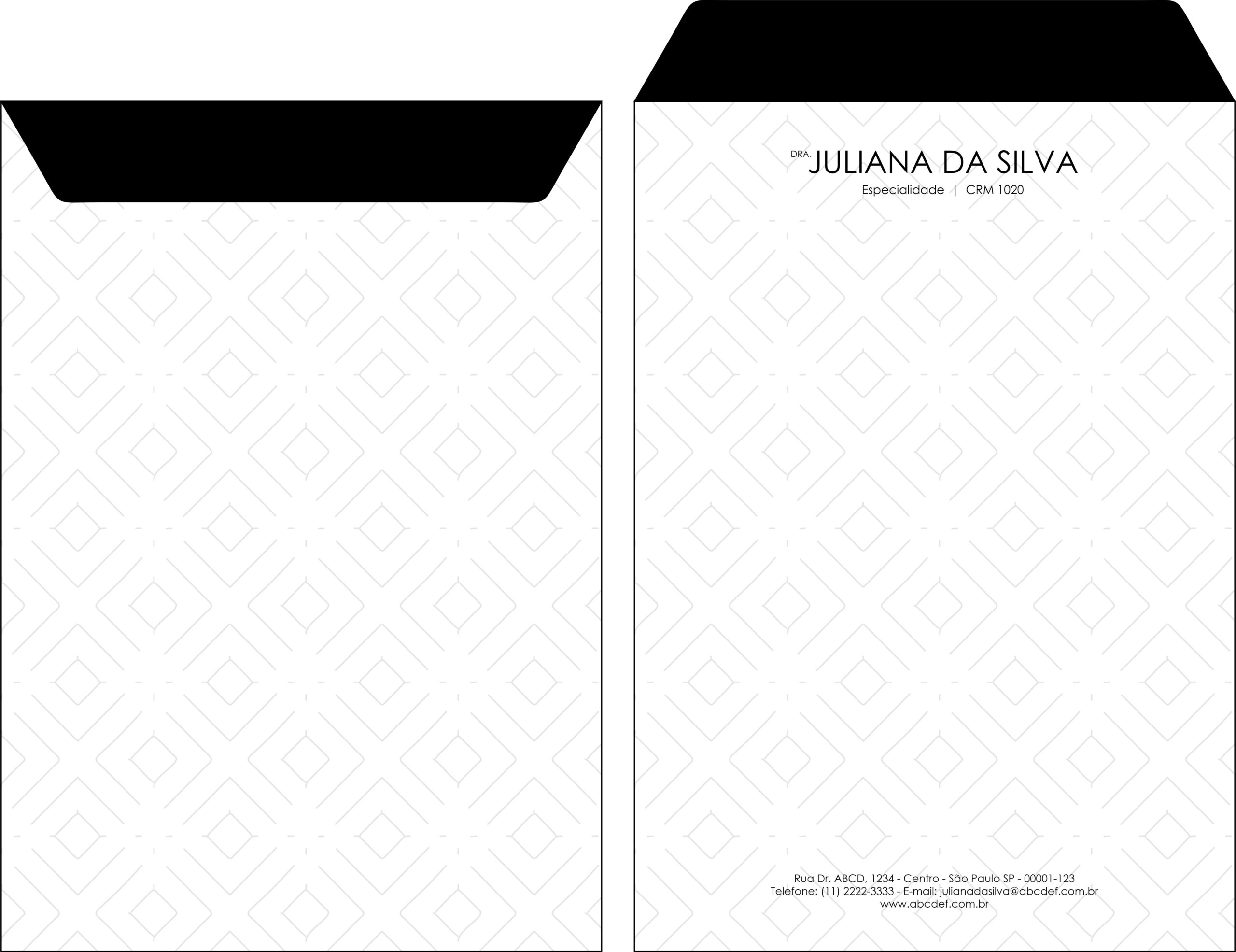 Envelope Saco 24x34cm Clínica Geral Cairo