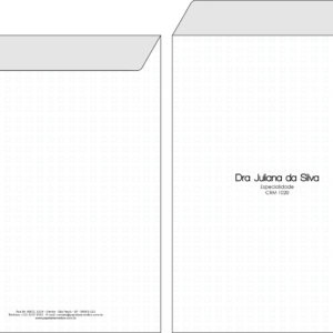 Envelope Saco 24x34cm Clínica Geral Heliópolis