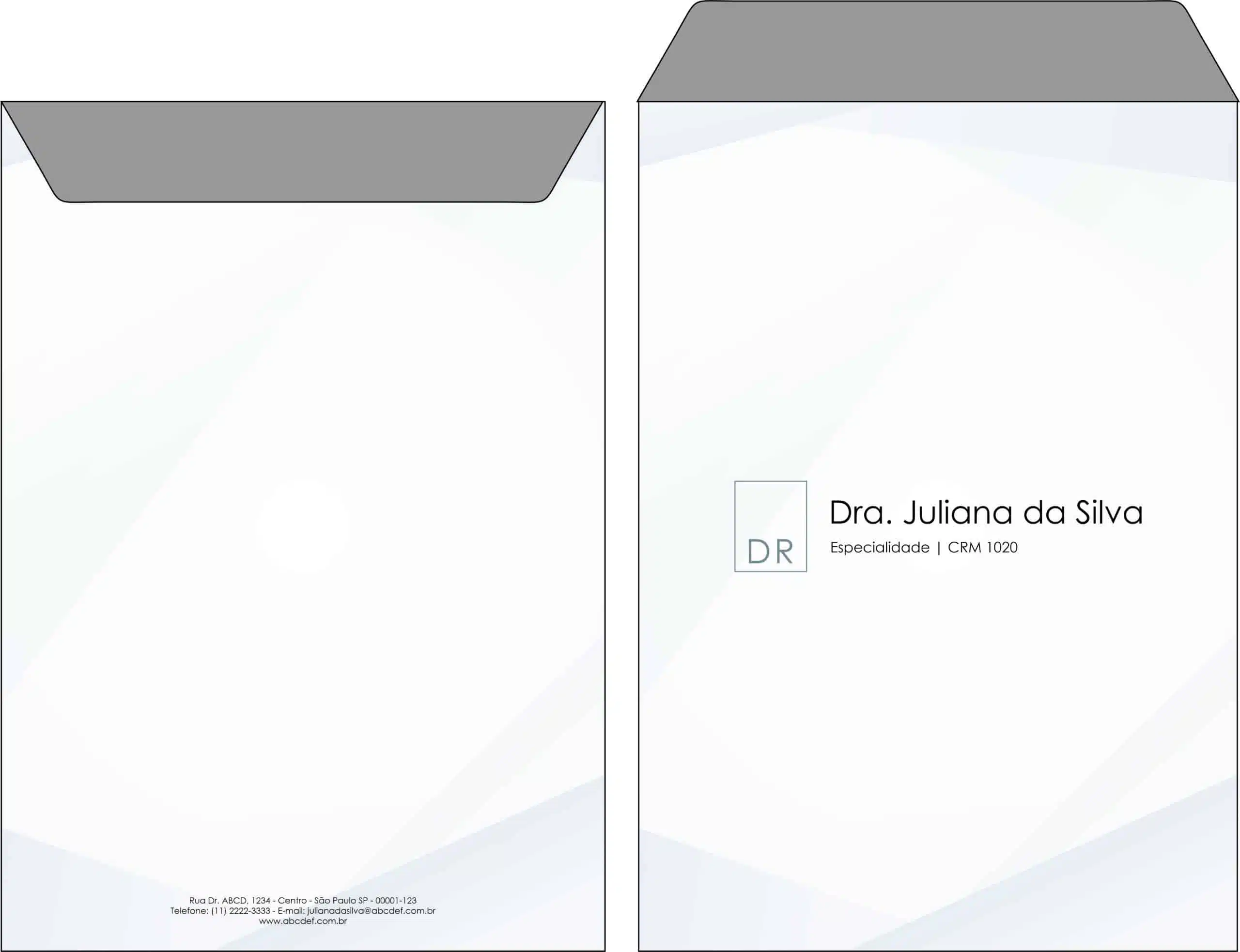 Envelope Saco 24x34cm Clínica Geral Alexandria