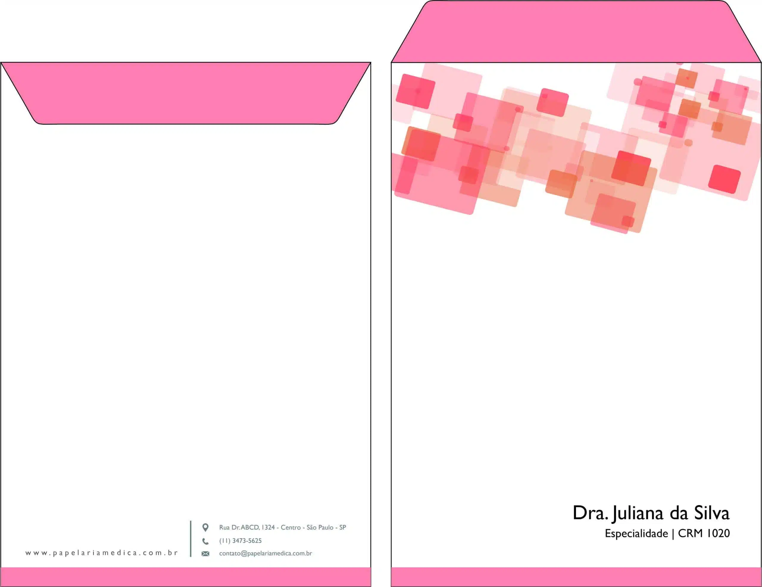 Envelope Saco 24x34cm Ginecologia Atlanta