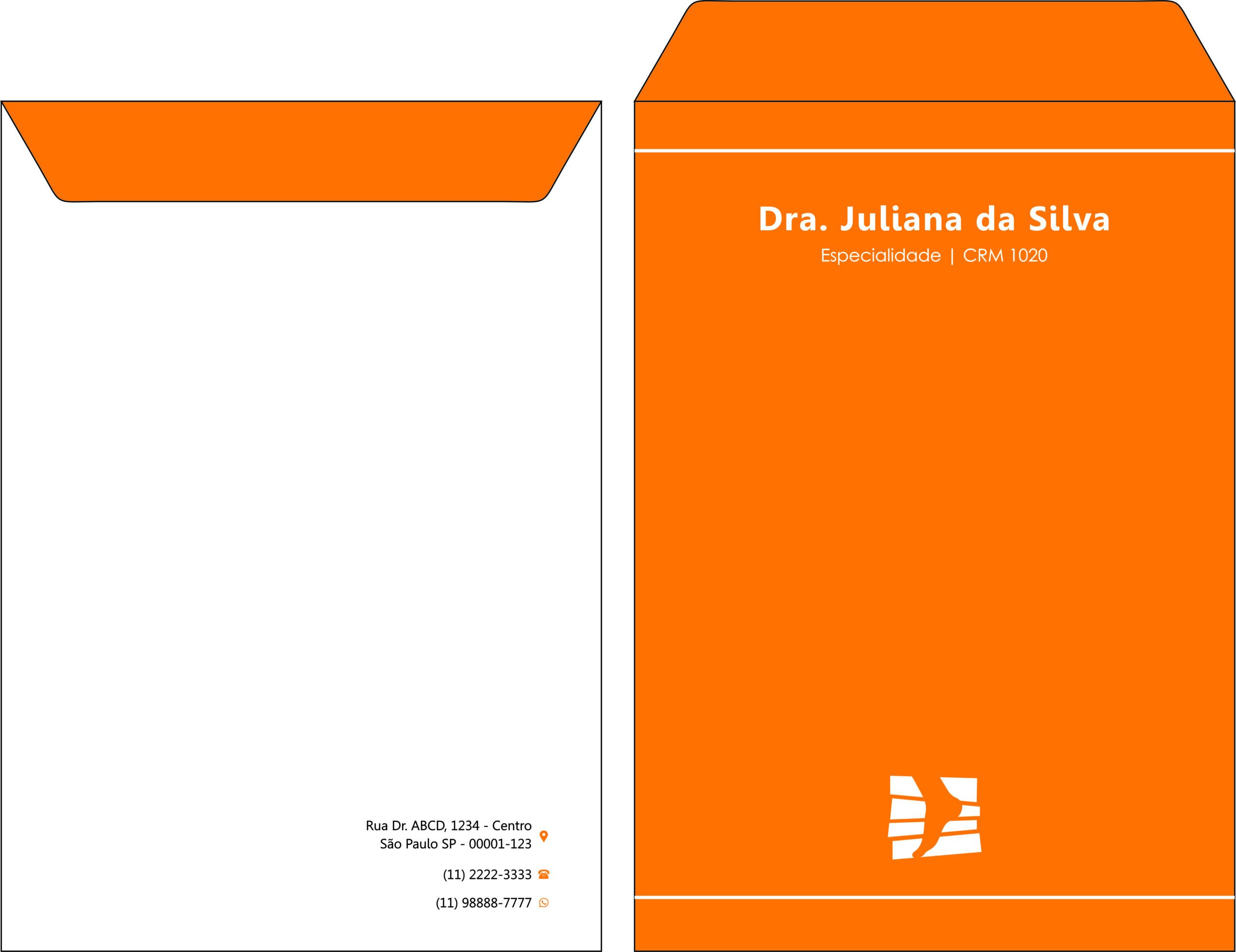 Envelope Saco 24x34cm Ortopedia Lárissa