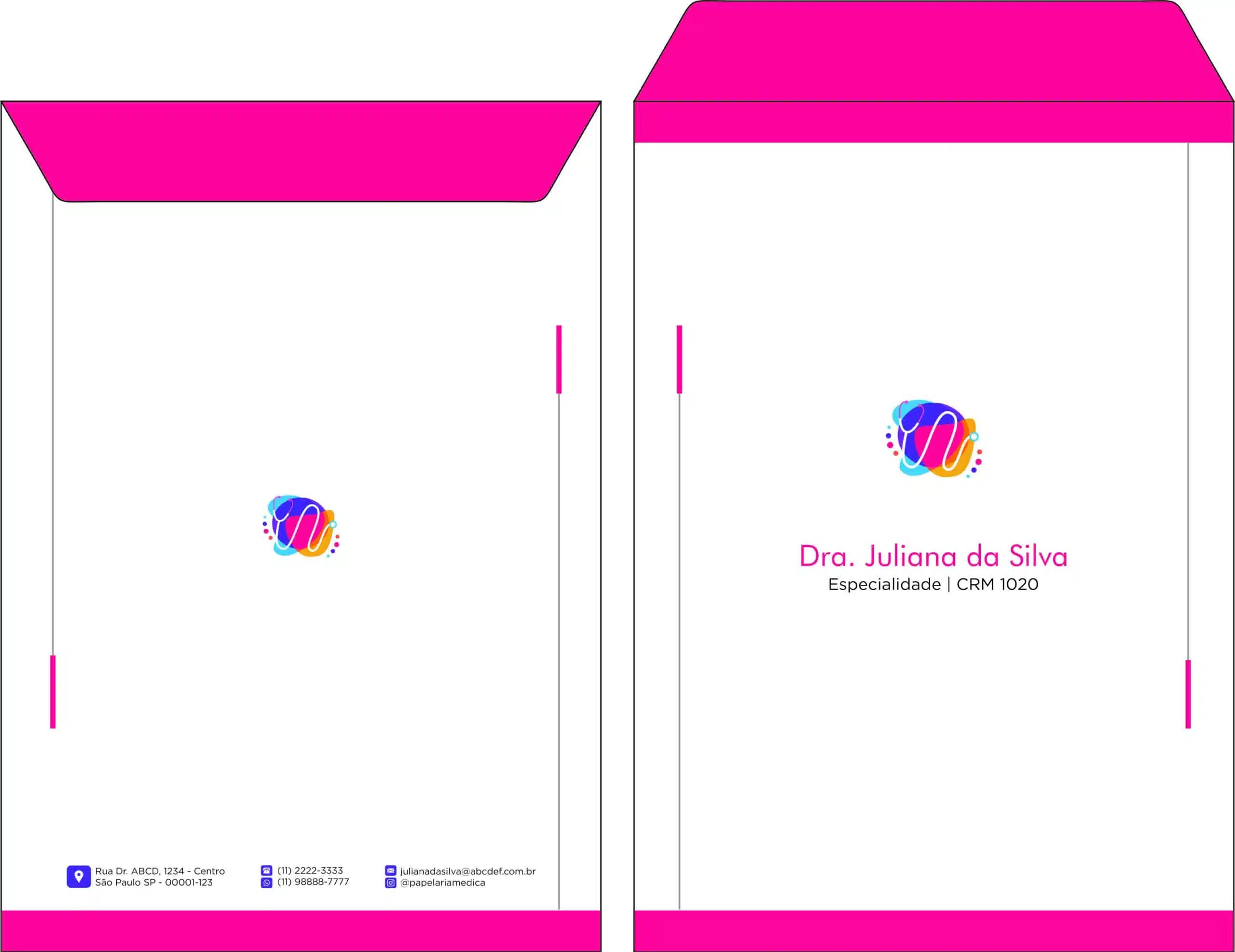 Envelope Saco 24x34cm Pediatria Lublin
