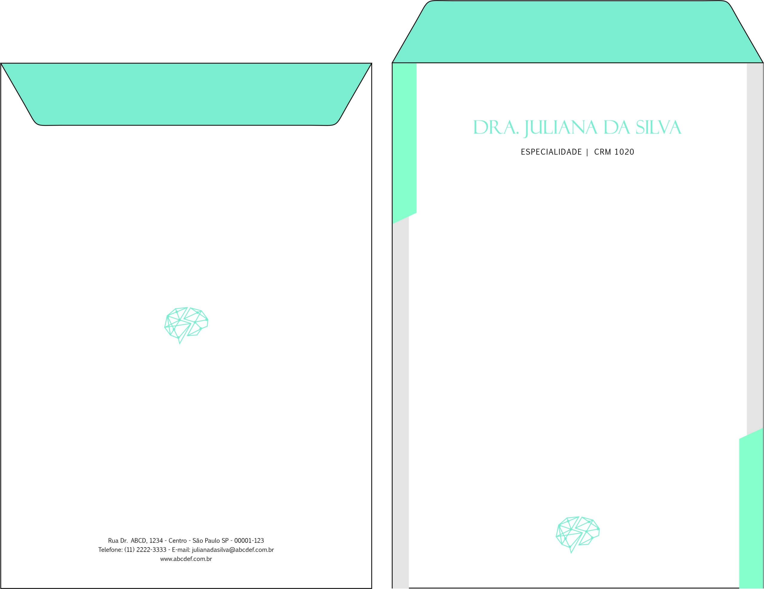 Envelope Saco 24x34cm Psiquiatra e Neurologista Leeds