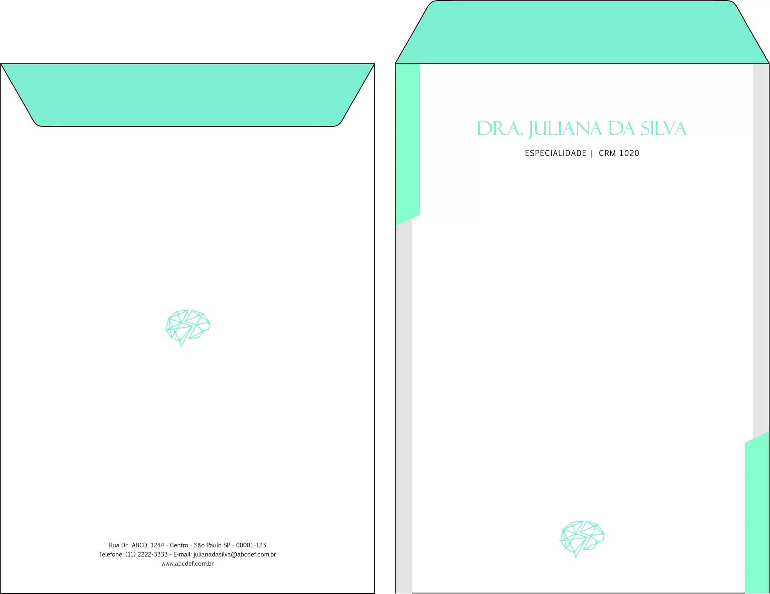 Envelope Saco 24x34cm Psiquiatra e Neurologista Leeds