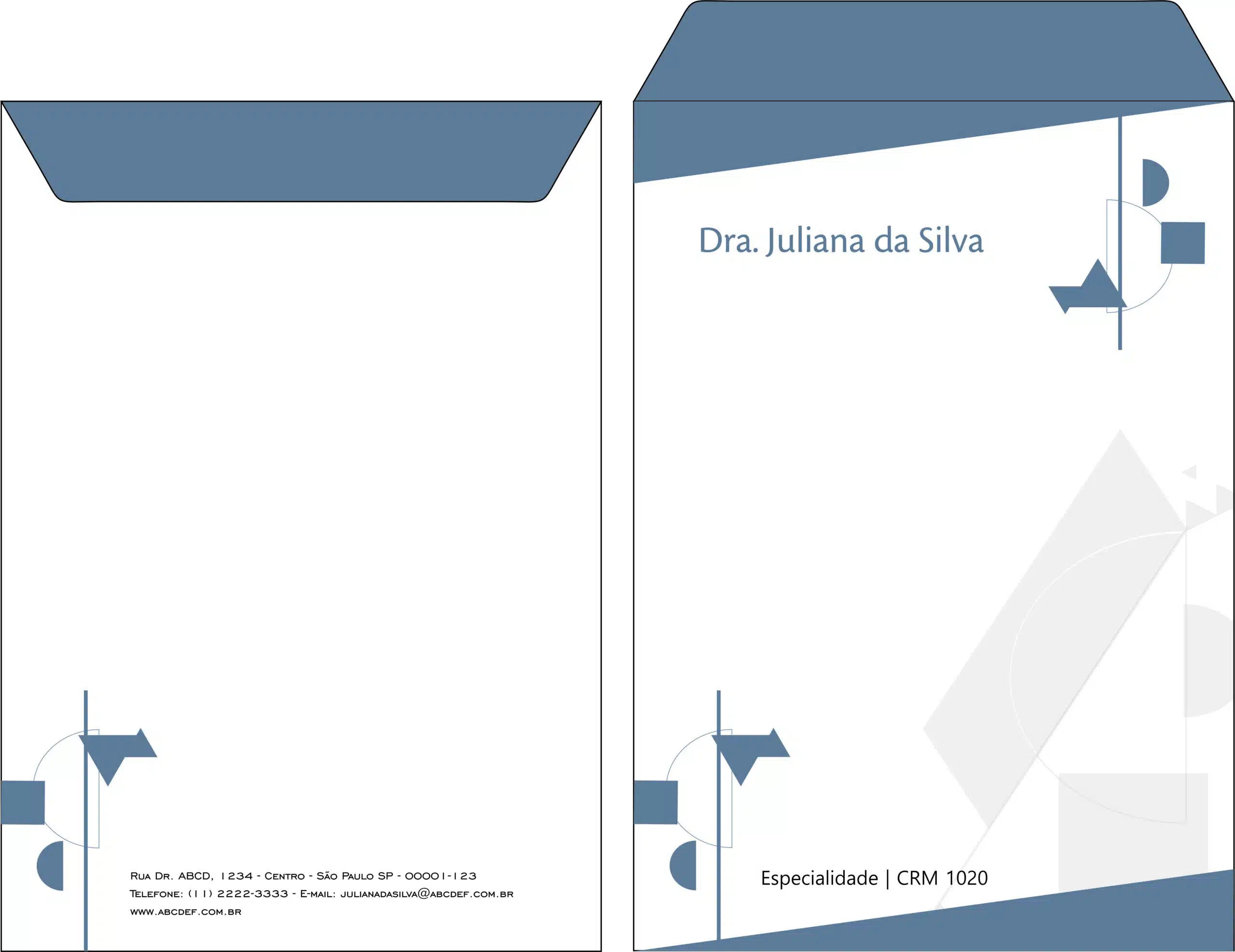 Envelope Saco 24x34cm Psiquiatra e Neurologista Siena