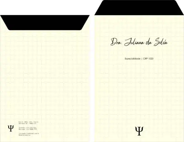 Envelope Saco 24x34cm Psicológico Munique Envelope Saco 24x34cm Psicológico Munique