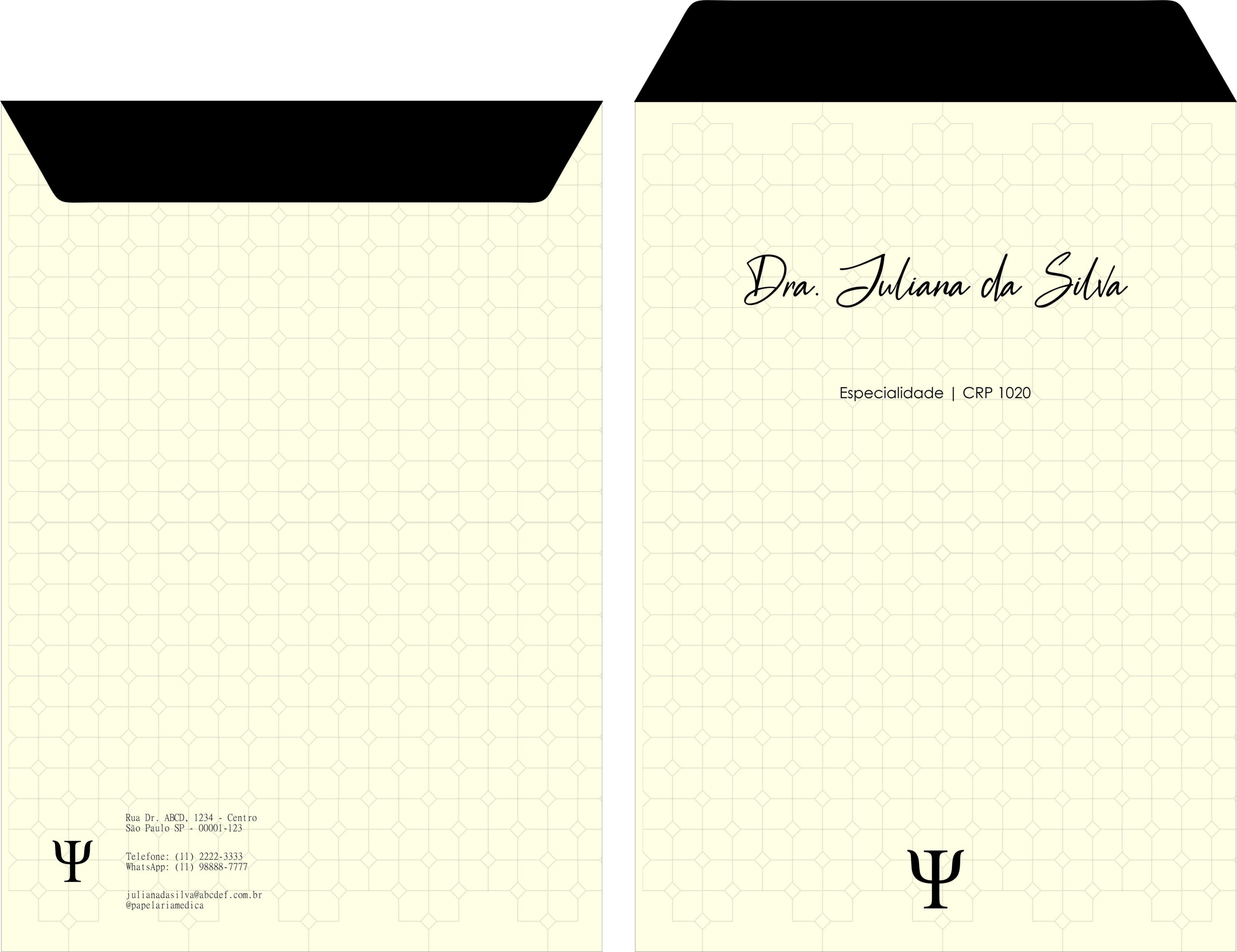 Envelope Saco 24x34cm Psicológico Munique