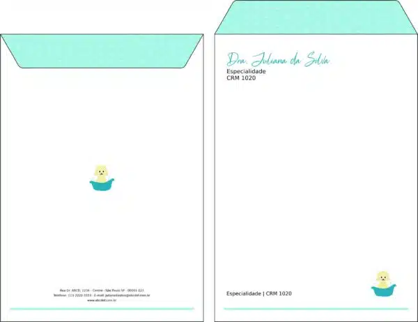 Envelope Saco 24x34cm Veterinário Enns Envelope Saco 24x34cm Veterinário Enns