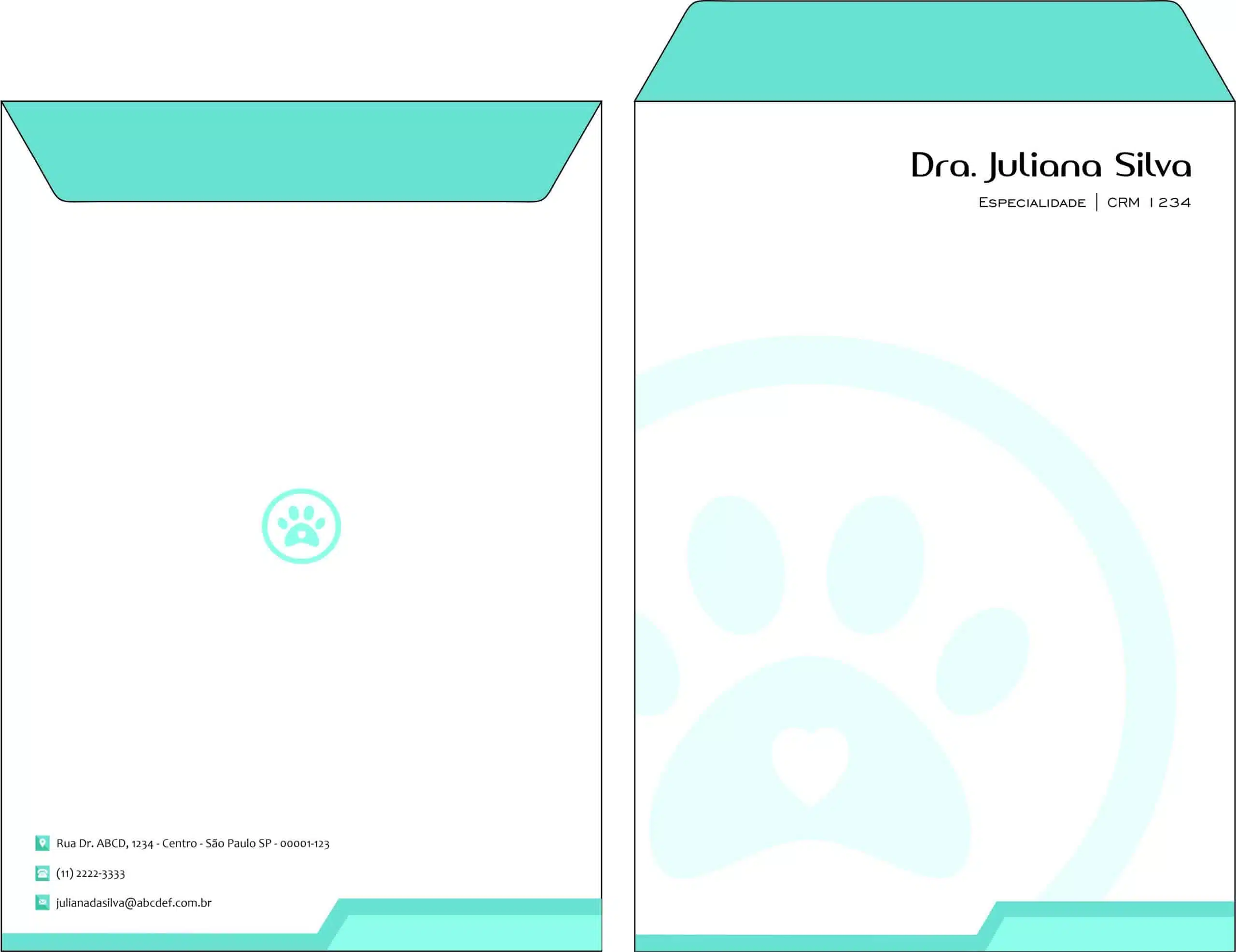 Envelope Saco 24x34cm Veterinário Traun
