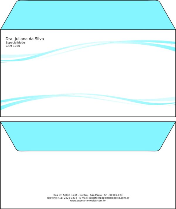 Envelope Ofício (Carta) Clínica Geral Berenice Envelope Ofício (Carta) Clínica Geral Berenice
