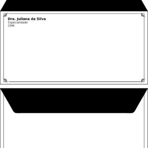Envelope Ofício (Carta) Clínica Geral Tanta