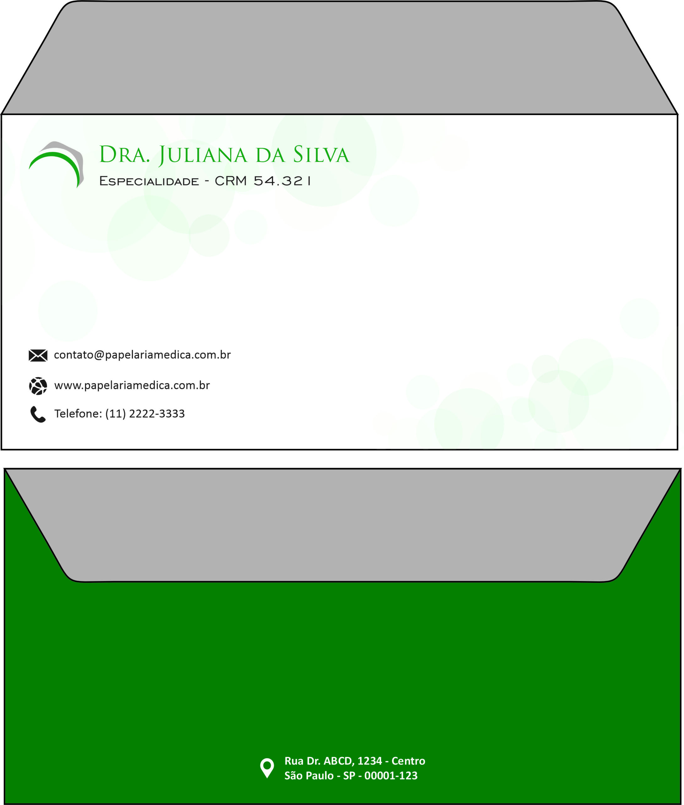Envelope Ofício (Carta) Clínica Geral Porto Fuad