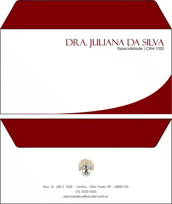 Envelope Ofício (Carta) Geriatria Malard Envelope Ofício (Carta) Geriatria Malard