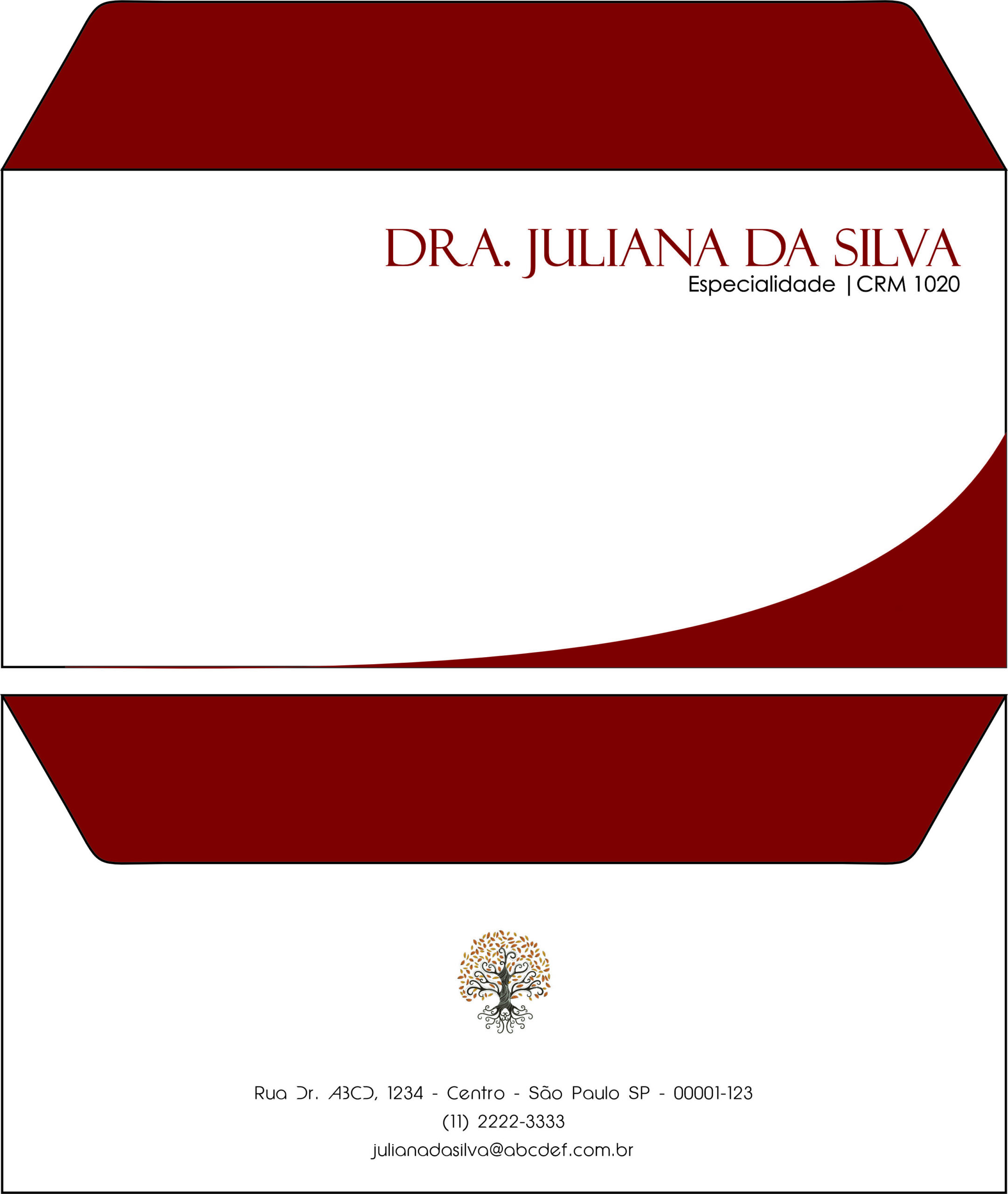 Envelope Ofício (Carta) Geriatria Malard